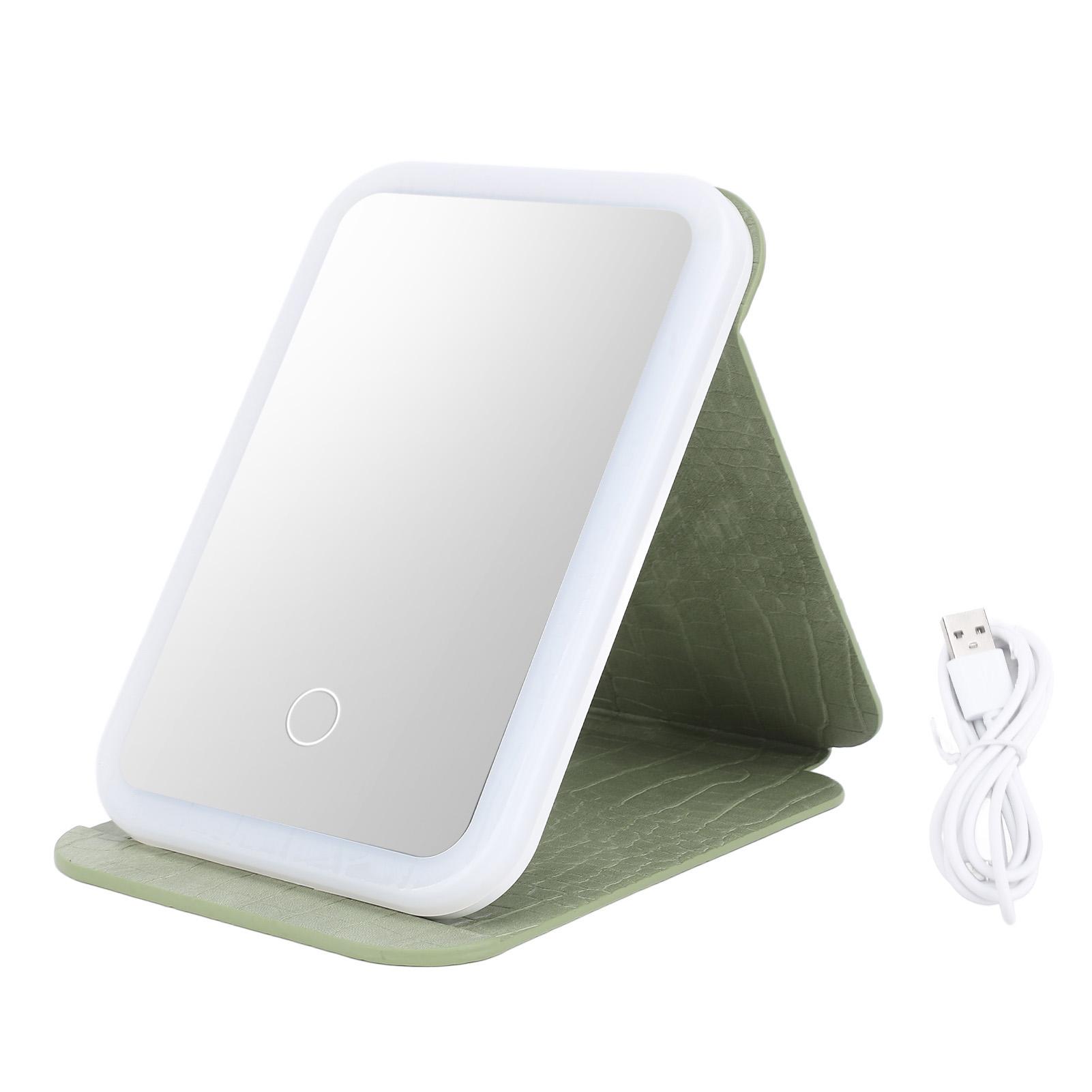 Foldable Lighted Makeup Mirror Stepless Dimming Portable Mirror with LED Lights Folding Cosmetic білий
Foldable Lighted Makeup Mirror Stepless Dimming Portable Mirror with LED Lights Folding Cosmetic білий