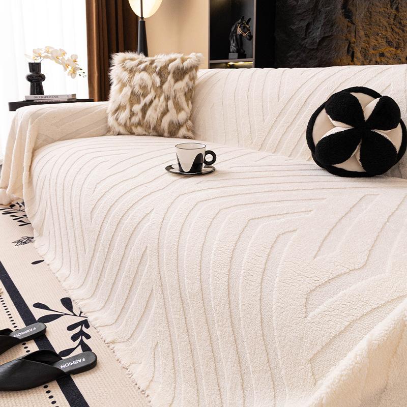 Cotton fleece sofa towel thickened autumn and winter one-piece anti-slip anti-cat scratch sofa cover 180x130cm білий
Cotton fleece sofa towel thickened autumn and winter one-piece anti-slip anti-cat scratch sofa cover 180x130cm білий