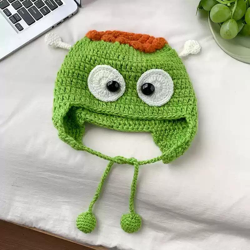 Autumn and winter thermal ear hats, students are versatile, show their faces, funny, huba pullover, cute cartoon wool hat, female M(56-58cm) зелений
Autumn and winter thermal ear hats, students are versatile, show their faces, funny, huba pullover, cute cartoon wool hat, female M(56-58cm) зелений