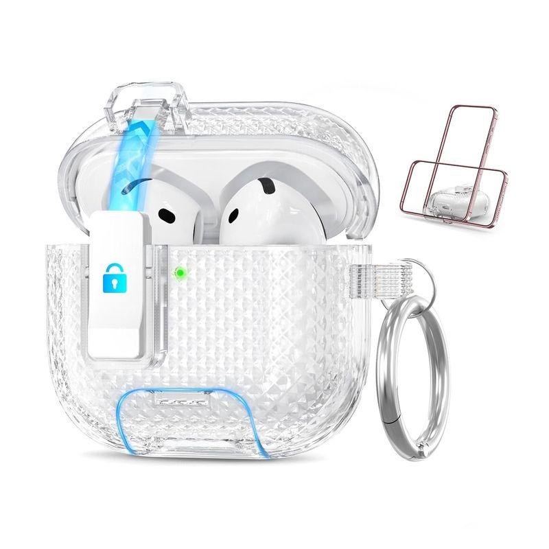 Case Airpodspro 2 Generation Earphone Case Bracket Protective Case Magnetic Anti-Lost Lock Earphone Sleeves Shatter Resistant Transparent Soft Shell Apple AirPods 4 Transparent
Case Airpodspro 2 Generation Earphone Case Bracket Protective Case Magnetic Anti-Lost Lock Earphone Sleeves Shatter Resistant Transparent Soft Shell Apple AirPods 4 Transparent