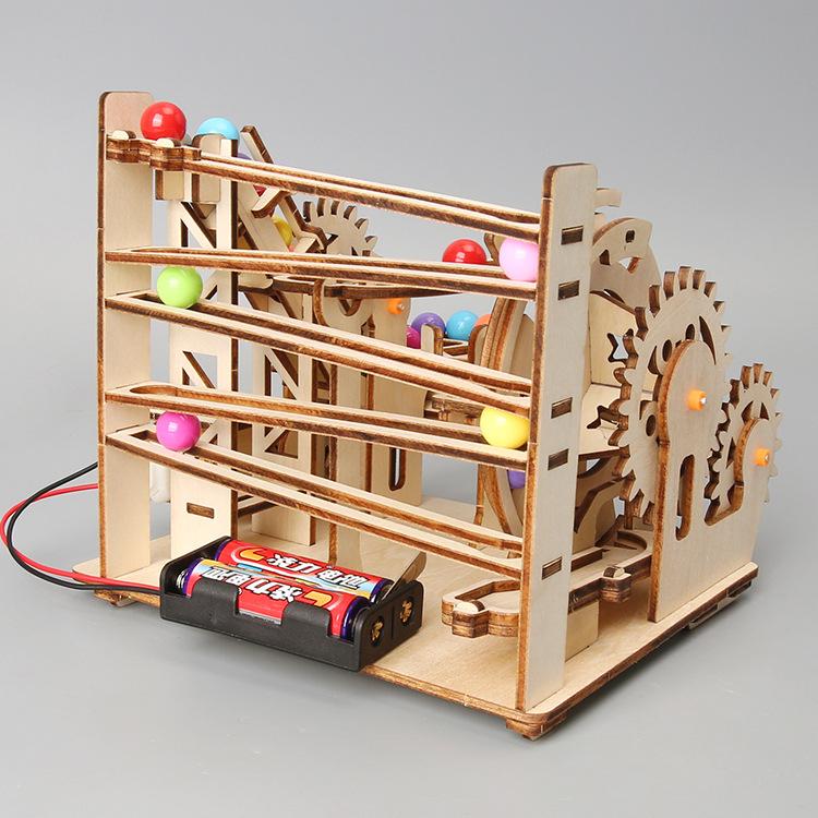Kids Science Toy Tracking Balls Technology Gadget Physics Wooden 3D Puzzle STEM Kit Learning Educational Toys for Children Y5173YY-
Kids Science Toy Tracking Balls Technology Gadget Physics Wooden 3D Puzzle STEM Kit Learning Educational Toys for Children Y5173YY-