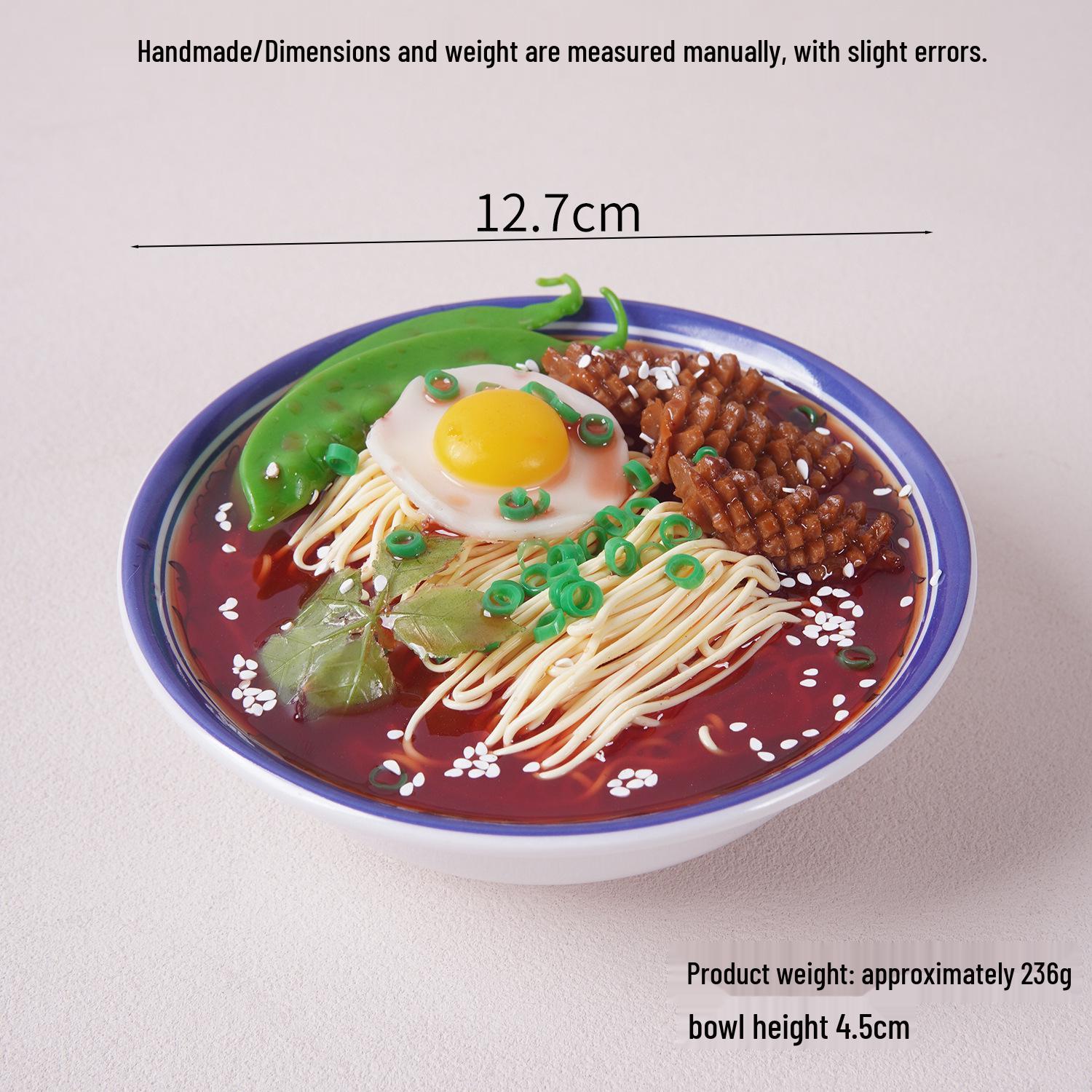 Life-Size Realistic Ramen Bowl Model with Beef Balls for Display or Photography
Life-Size Realistic Ramen Bowl Model with Beef Balls for Display or Photography