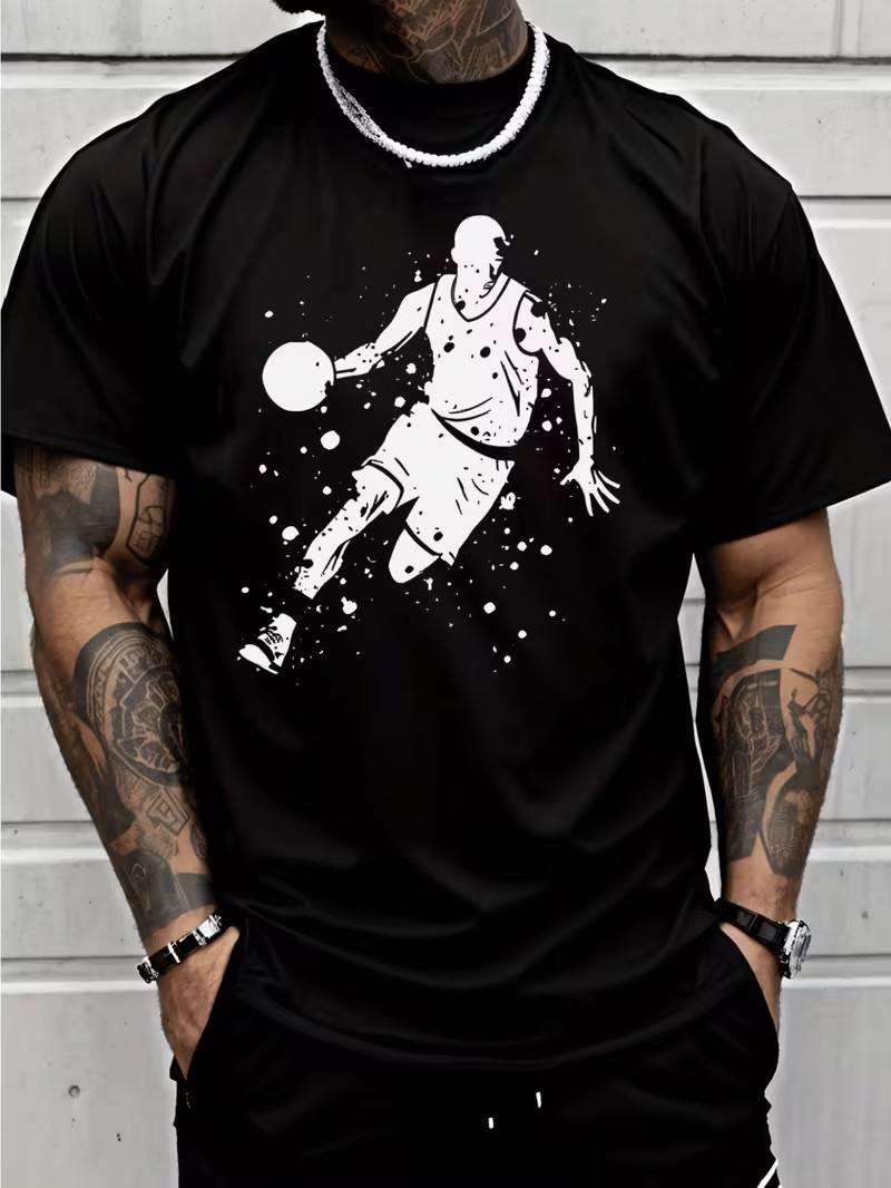 Men s Basketball T-Shirt Dribbling Splash Ink Graphic Sports Casual Tee Top 5XL різнокольоровий
Men s Basketball T-Shirt Dribbling Splash Ink Graphic Sports Casual Tee Top 5XL різнокольоровий