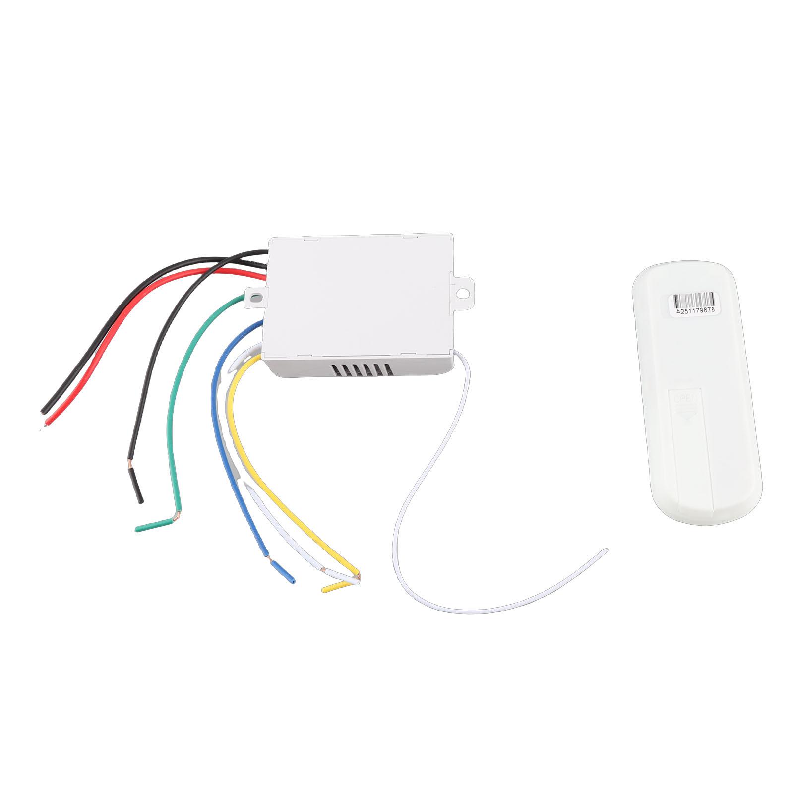 4 Way ONCelsiusOFF Wall Remote 220 V, 3 Transmitters, Wireless Control , Digital Light Receiver, Transmitter with Anti-Disruption and Con
4 Way ONCelsiusOFF Wall Remote 220 V, 3 Transmitters, Wireless Control , Digital Light Receiver, Transmitter with Anti-Disruption and Con