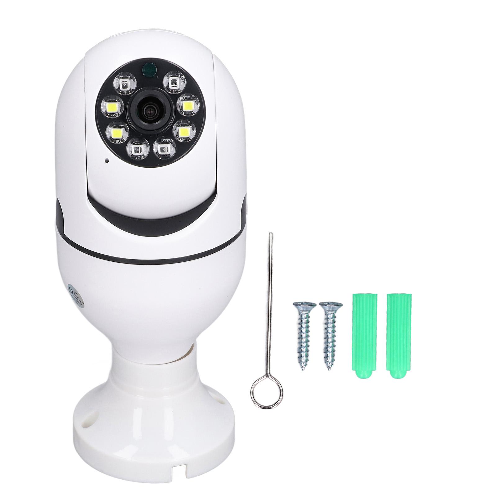 E27 Bulb Home Security Camera Panoramic 360 degrees Night Vision Motion Detection 2 Way Intercom APP
E27 Bulb Home Security Camera Panoramic 360 degrees Night Vision Motion Detection 2 Way Intercom APP