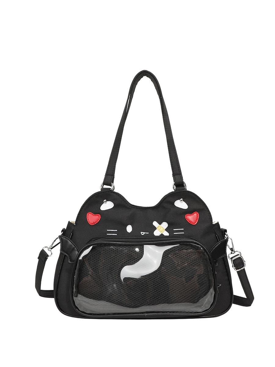 Japanese Fashion Cute Anime Itabag Kawaii Small Versatile Original Pin Display Ita Shoulder Bags Girls Commuting Messenger Bag чёрный
Japanese Fashion Cute Anime Itabag Kawaii Small Versatile Original Pin Display Ita Shoulder Bags Girls Commuting Messenger Bag чёрный