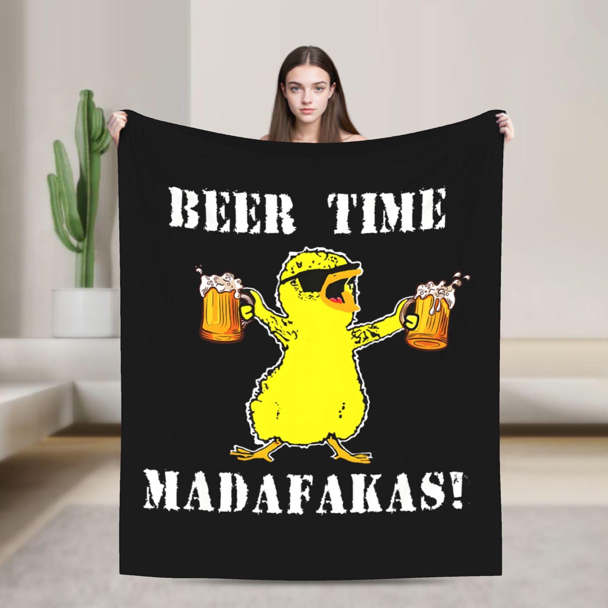 Beer Time Madafakas Beer Craft Beer Warm Blanket Students Plush Throw Blanket Aesthetic Flannel Bedspread Sofa Bed Cover 75x100cm (30x40inch)
Beer Time Madafakas Beer Craft Beer Warm Blanket Students Plush Throw Blanket Aesthetic Flannel Bedspread Sofa Bed Cover 75x100cm (30x40inch)