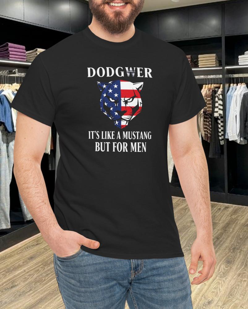Dodge Challenger It’s Like a Mustang But for Men American Flag Muscle Car TShirt L
Dodge Challenger It’s Like a Mustang But for Men American Flag Muscle Car TShirt L