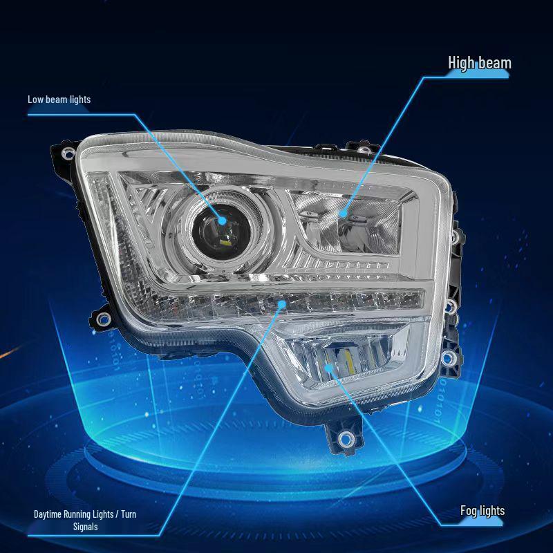 Compatible with Shaanxi Delong L5000 X5000S M6000 Super Bright LED Headlight Assembly Original Upgrade Brightened Driver/Left
Compatible with Shaanxi Delong L5000 X5000S M6000 Super Bright LED Headlight Assembly Original Upgrade Brightened Driver/Left