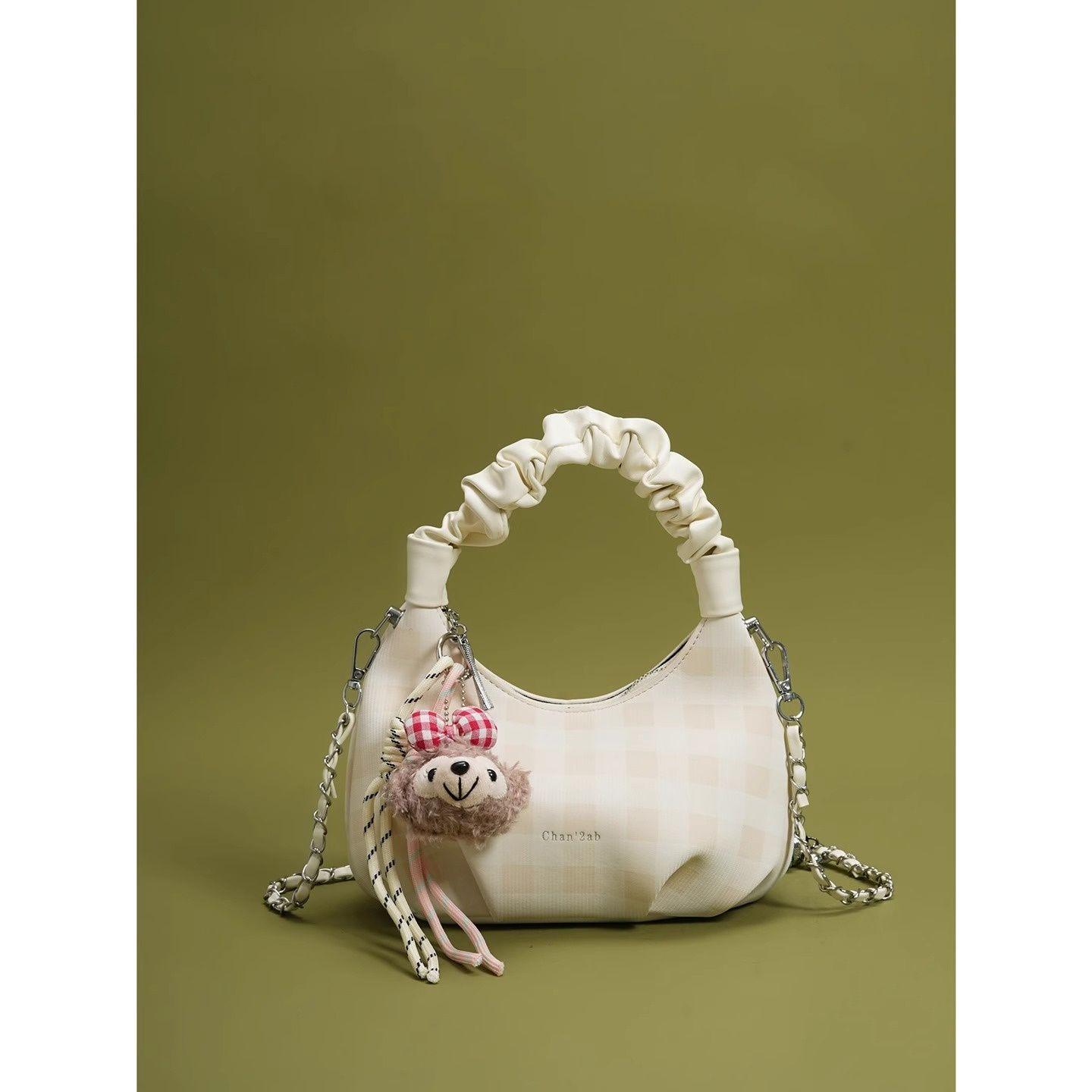 2025 Women s Plaid Pleated Tote Handbag - Versatile Chain Crossbody & Shoulder Bag белый
2025 Women s Plaid Pleated Tote Handbag - Versatile Chain Crossbody & Shoulder Bag белый