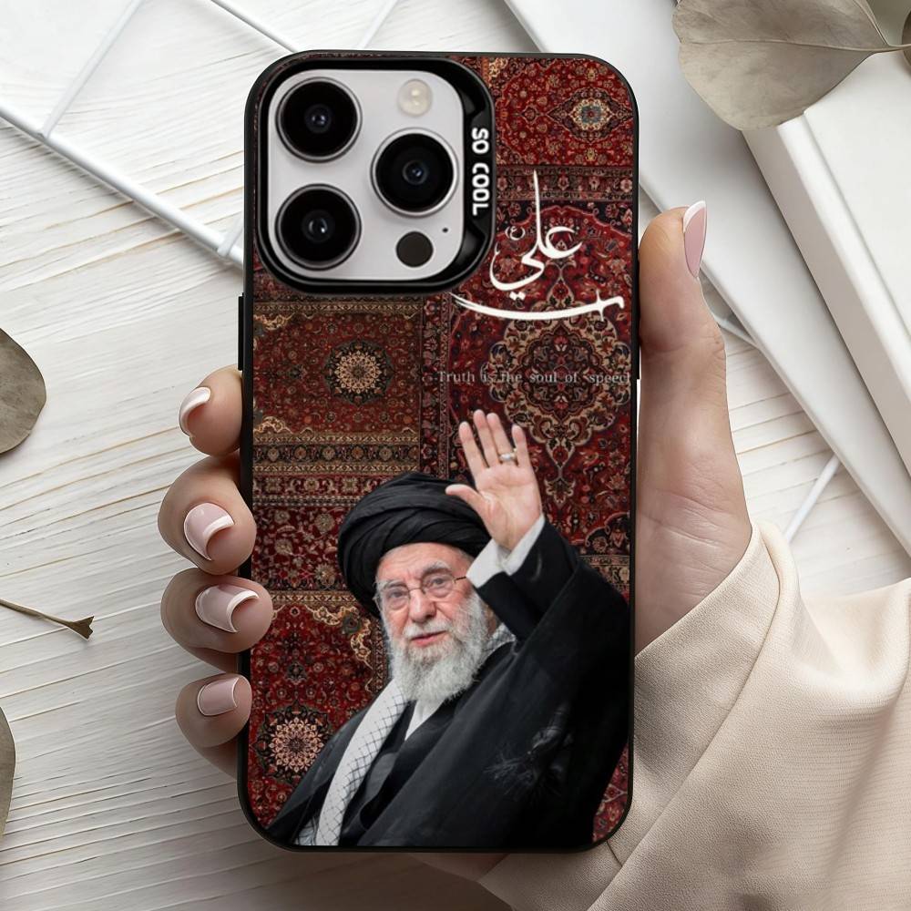 Leader A-Ali K-Khamenei Phone Case For iPhone17,16,15,14,13,12,11 Plus,Pro Max Black Candy silver phone case iPhone12PRO
Leader A-Ali K-Khamenei Phone Case For iPhone17,16,15,14,13,12,11 Plus,Pro Max Black Candy silver phone case iPhone12PRO