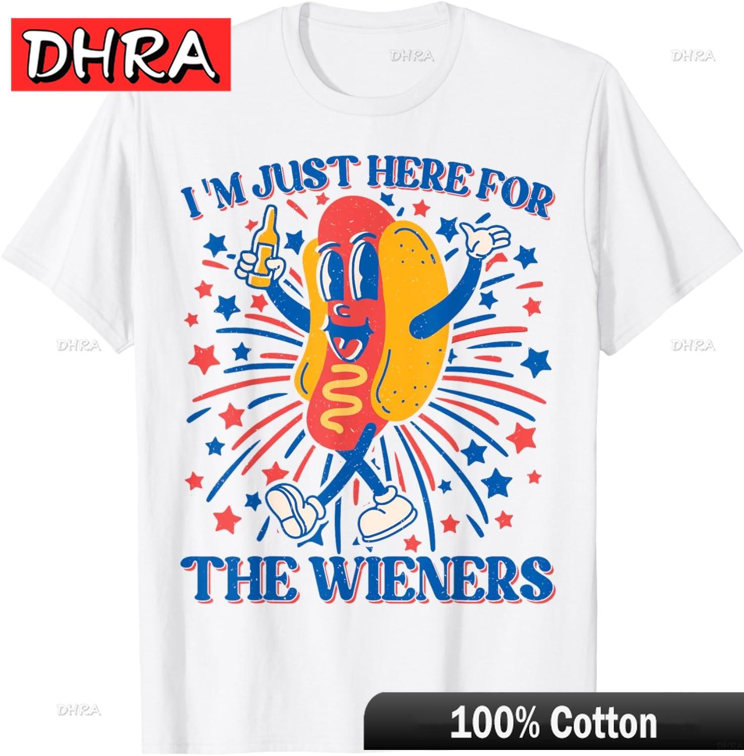 Hot Dog Im Just Here for The Wieners 4Th of July Tee Comfy Bold Tshirts Classic Women Minimalist Urban Tops Graphic Harajuku 4XL
Hot Dog Im Just Here for The Wieners 4Th of July Tee Comfy Bold Tshirts Classic Women Minimalist Urban Tops Graphic Harajuku 4XL