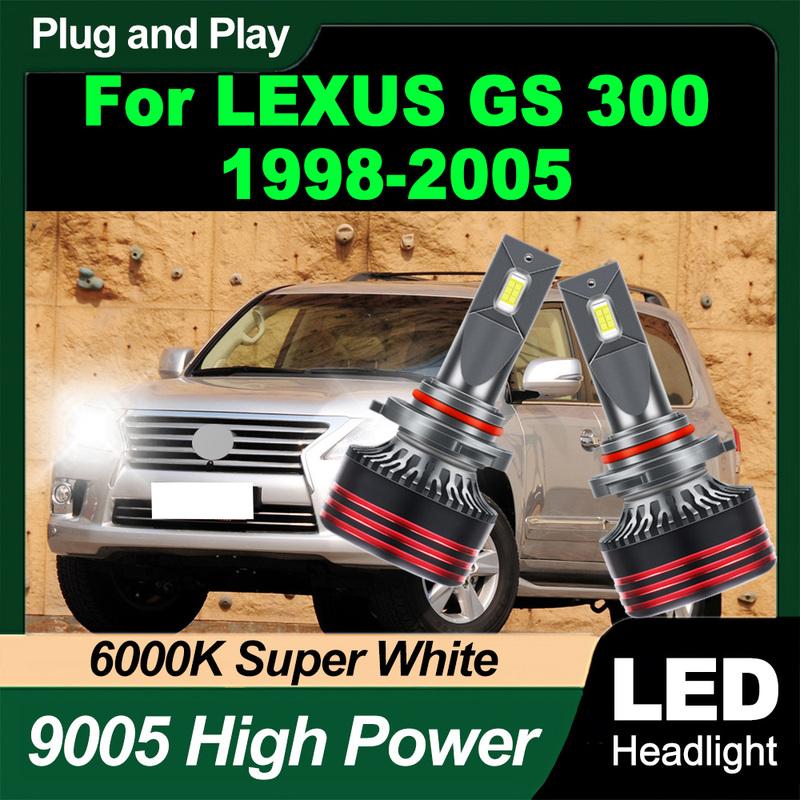 2PCS 150W LED Car Headlights 3570 CSP Chips 6000K White 9005 Auto Headlamps Bulbs 30000LM High Power For LEXUS GS 300 1998-2005 9005/HB3
2PCS 150W LED Car Headlights 3570 CSP Chips 6000K White 9005 Auto Headlamps Bulbs 30000LM High Power For LEXUS GS 300 1998-2005 9005/HB3