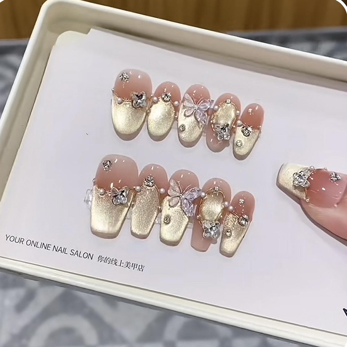 Чистая ручная работа Фототерапия Носимая броня Плавающий свет Тень бабочки Готовое изделие Многоразовые патчи для нейл-арта Large L
Чистая ручная работа Фототерапия Носимая броня Плавающий свет Тень бабочки Готовое изделие Многоразовые патчи для нейл-арта Large L