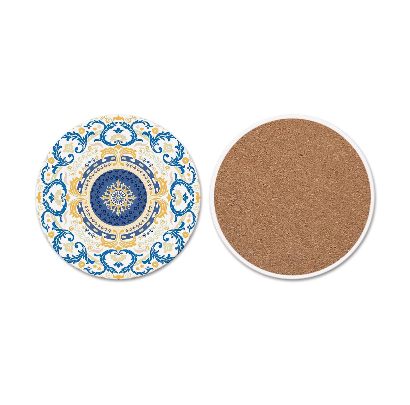 Round Ceramic Coasters Waterproof Non Slip Heat Resistant Mats For Dining Table Kitchen Ramadan Home Decor
Round Ceramic Coasters Waterproof Non Slip Heat Resistant Mats For Dining Table Kitchen Ramadan Home Decor