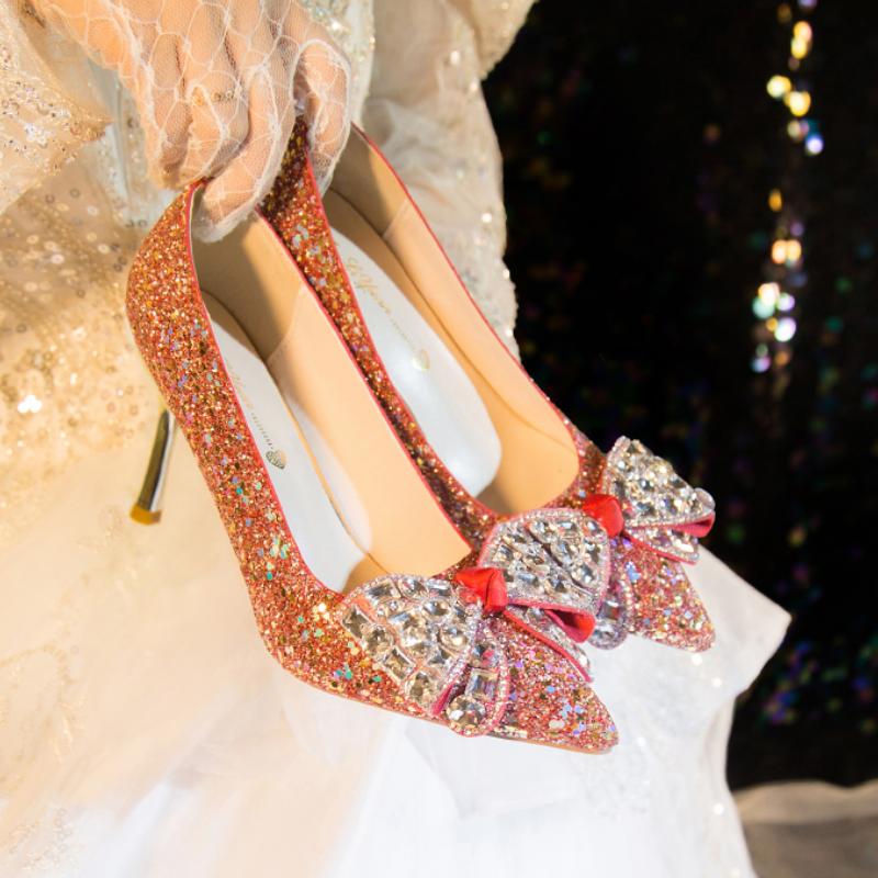 Rimocy Red Shiny Sequins Thin Heel Pumps Women 2024 Fashion Crystal Bow Wedding Party Shoes Woman Bling High Heeled Bridal Shoes
Rimocy Red Shiny Sequins Thin Heel Pumps Women 2024 Fashion Crystal Bow Wedding Party Shoes Woman Bling High Heeled Bridal Shoes