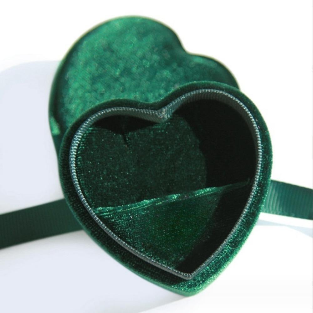 Dustproof Ribbon Bow Necklace Box Elegant Velvet Heart Jewelry Box Valentine s Day Green Necklace Box
Dustproof Ribbon Bow Necklace Box Elegant Velvet Heart Jewelry Box Valentine s Day Green Necklace Box
