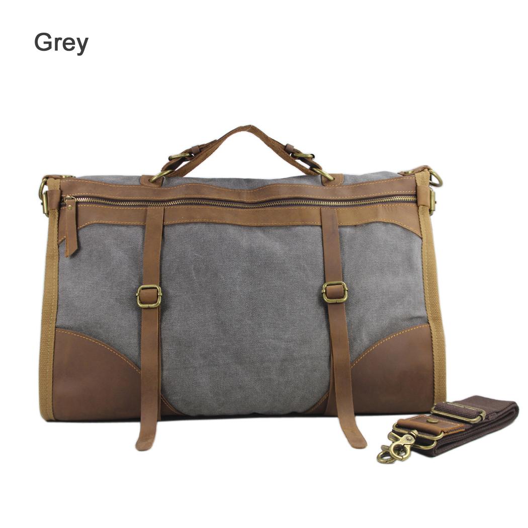 Vintage Retro Military Canvas + Leather Men Travel Bags Luggage Bags Men Weekend Bag Overnight Duffle Bags Tote Leisure M314# сірий
Vintage Retro Military Canvas + Leather Men Travel Bags Luggage Bags Men Weekend Bag Overnight Duffle Bags Tote Leisure M314# сірий