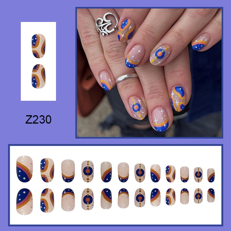 24 шт. накладных ногтей овальной формы с короткой круглой головкой, синие геометрические звезды для нейл-арта, горячая девушка снимает накладные ногти, используя планшеты для нейл-арта
24 шт. накладных ногтей овальной формы с короткой круглой головкой, синие геометрические звезды для нейл-арта, горячая девушка снимает накладные ногти, используя планшеты для нейл-арта