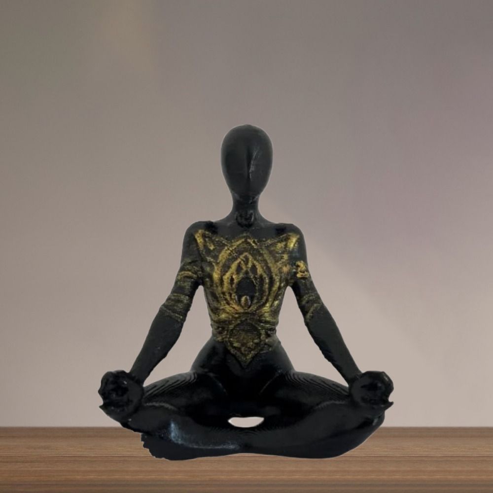Luxury Yoga Pose Sculpture Painted Resin Figurine 3-style Yoga Figure Statue Living Room Style B
Luxury Yoga Pose Sculpture Painted Resin Figurine 3-style Yoga Figure Statue Living Room Style B