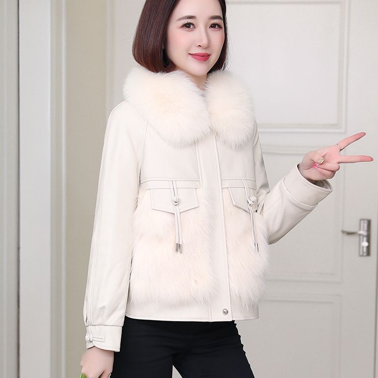 Женские шубы из искусственного меха Зимняя шуба из искусственного меха лисы Утолщенная ветрозащитная теплая куртка из искусственной кожи S белый
Женские шубы из искусственного меха Зимняя шуба из искусственного меха лисы Утолщенная ветрозащитная теплая куртка из искусственной кожи S белый