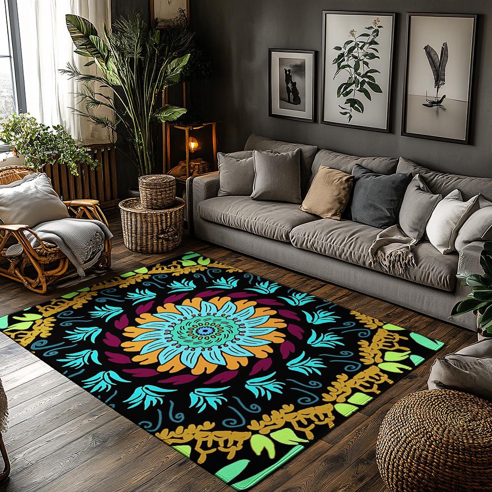 Vintage Persian Area Rug Bohemian Carpet Living Room Decor Non-Slip Floor Mat Modern Abstract Design Home Accent 50x80cm
Vintage Persian Area Rug Bohemian Carpet Living Room Decor Non-Slip Floor Mat Modern Abstract Design Home Accent 50x80cm