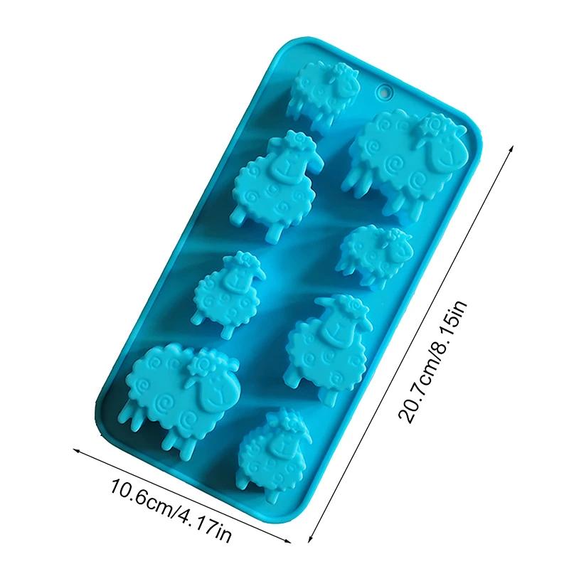 1Pc 8 Holes Silicone Mold Sheep Animal Shaped Chocolate DIY Candy Biscuit Jelly Pudding Ice Tray Pastry Baking Tools-Homeclub синій
1Pc 8 Holes Silicone Mold Sheep Animal Shaped Chocolate DIY Candy Biscuit Jelly Pudding Ice Tray Pastry Baking Tools-Homeclub синій