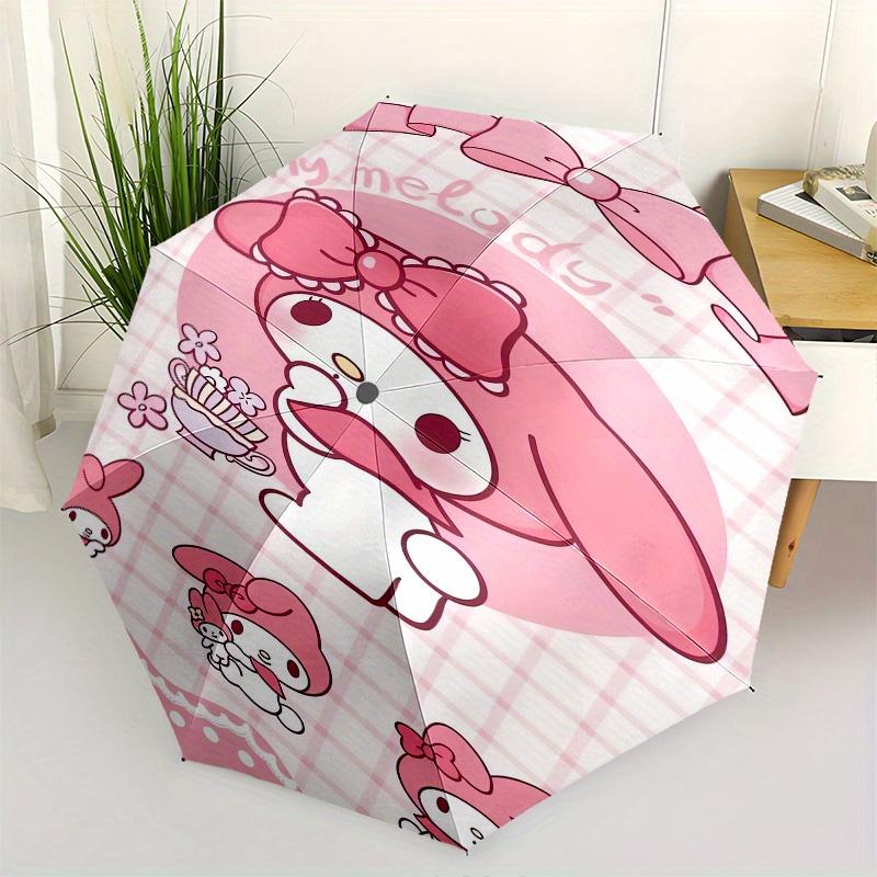 My Melody,Kawaii Automatic Folding Umbrella Simple 8 Rib Design, Bright Cartoon Pattern, Durable Iron Frame, Suitable For Travel, Outdoor, B
My Melody,Kawaii Automatic Folding Umbrella Simple 8 Rib Design, Bright Cartoon Pattern, Durable Iron Frame, Suitable For Travel, Outdoor, B