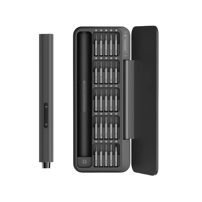 HOTO 25in1 Electric Screwdriver 25 S2 Alloy Steel Electric and Manual Rotation Magnetized High DIY Home Appliance Repair Set, Bits, Multifunctional,
HOTO 25in1 Electric Screwdriver 25 S2 Alloy Steel Electric and Manual Rotation Magnetized High DIY Home Appliance Repair Set, Bits, Multifunctional,