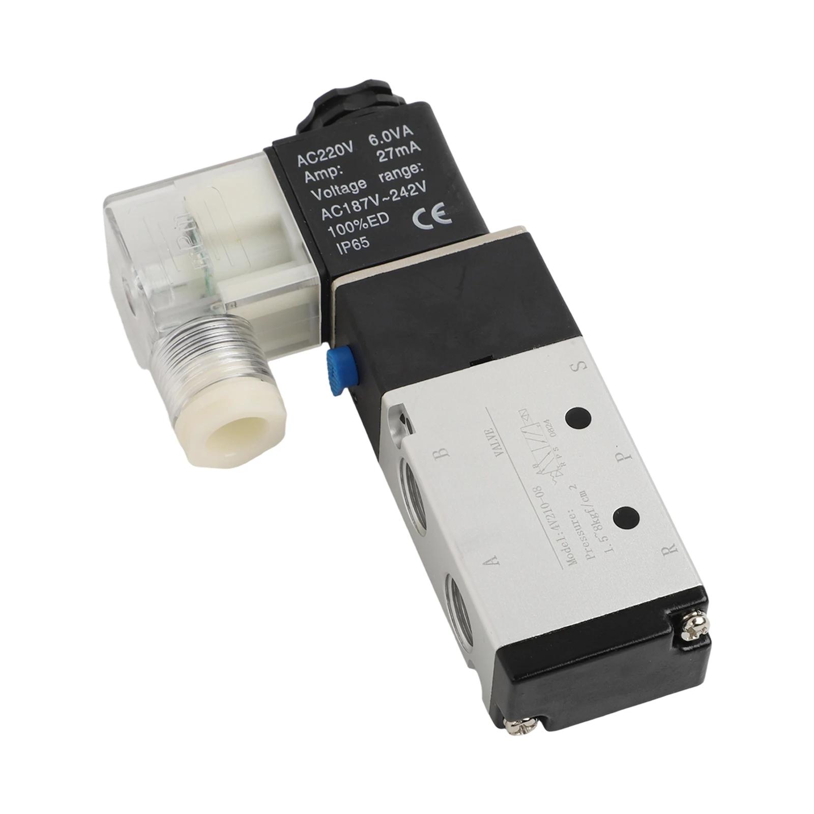 Solenoid Valve Model 4V210-08 5-Way 2-Position 1/4 BSPT AC 220V For Air Control In Small Medium Sized Pneumatic Equipment China Mainland
Solenoid Valve Model 4V210-08 5-Way 2-Position 1/4 BSPT AC 220V For Air Control In Small Medium Sized Pneumatic Equipment China Mainland