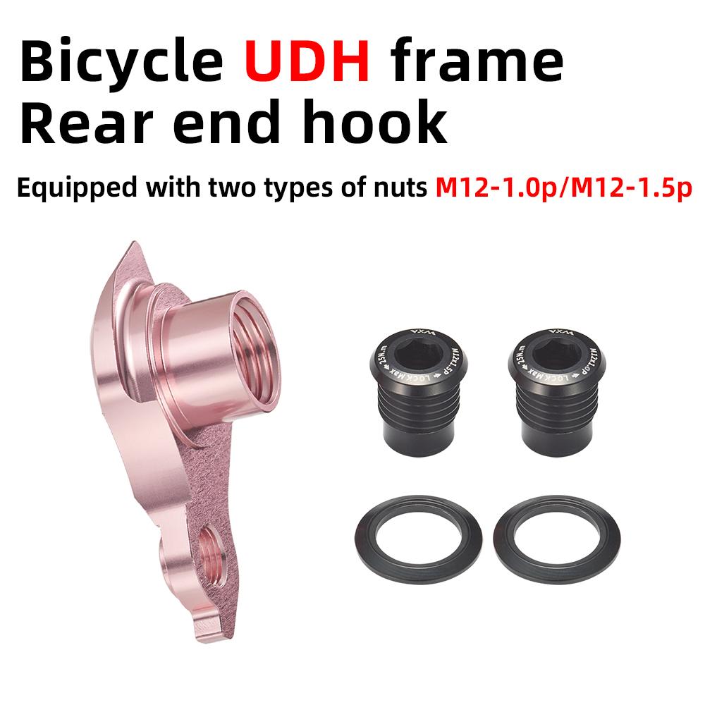 Rear Derailleur Hanger M12x1.0 M12x1.5 Universal Fit Stainless Steel Compatible Adapter for SRAM Road Bikes Secure Mount розовый
Rear Derailleur Hanger M12x1.0 M12x1.5 Universal Fit Stainless Steel Compatible Adapter for SRAM Road Bikes Secure Mount розовый