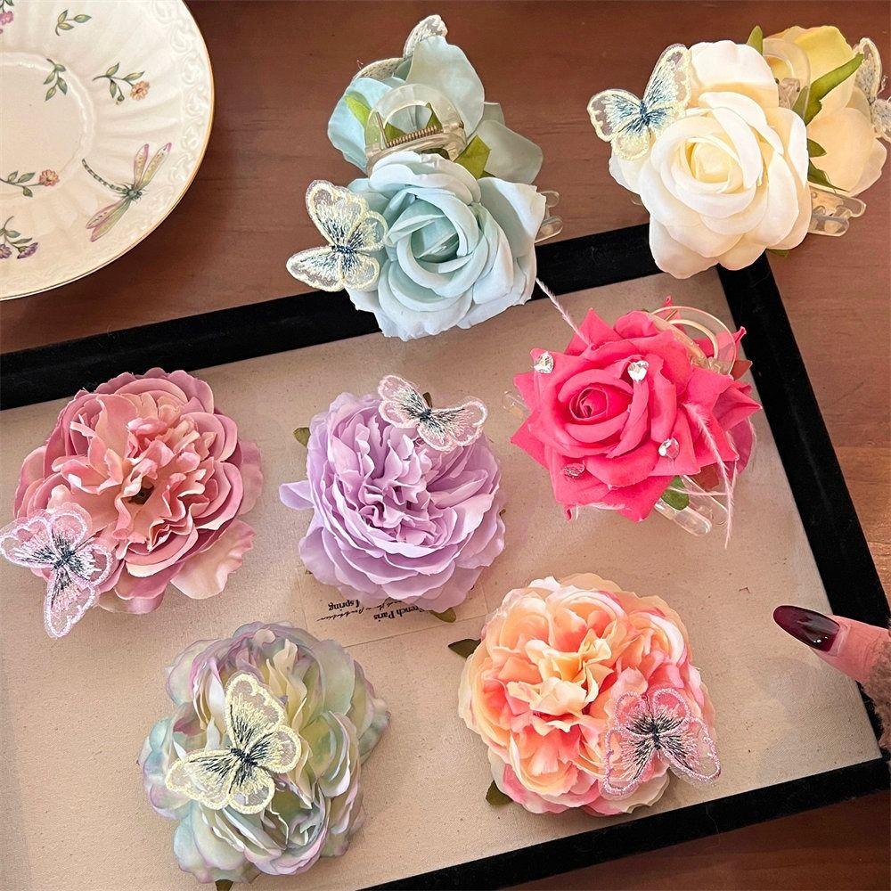 Feather Rose Hair Clip Rhinestone Large Shark Clip Creative Simulation Flower Hair Claw Female style 9
Feather Rose Hair Clip Rhinestone Large Shark Clip Creative Simulation Flower Hair Claw Female style 9