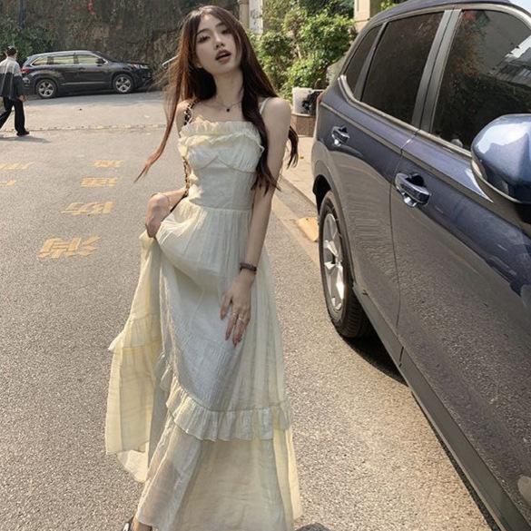 Sweet Spice Girl Lotus Leaf Edge Chic Suspender Skirt Women s Spring and Summer High Sense Niche Chiffon Apricot Dress Knee Long Dress S абрикосовый
Sweet Spice Girl Lotus Leaf Edge Chic Suspender Skirt Women s Spring and Summer High Sense Niche Chiffon Apricot Dress Knee Long Dress S абрикосовый