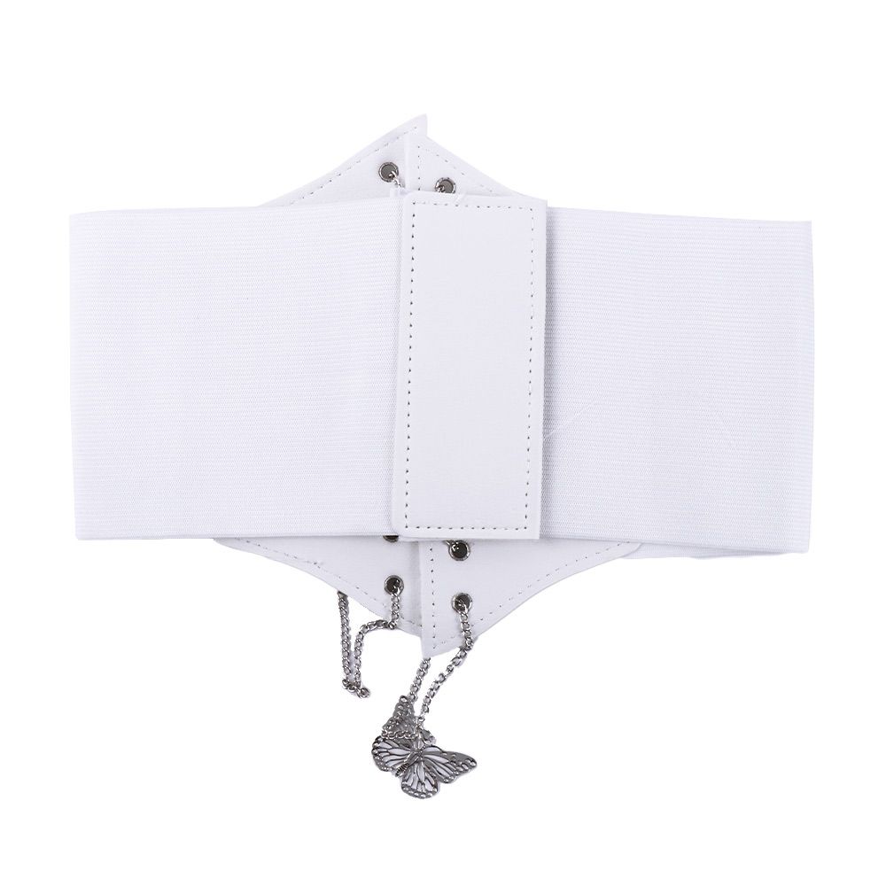 Simple Female Corset Dress Korean High Waist Cummerbunds Female Waistband Waist Belt Butterfly Chain black
Simple Female Corset Dress Korean High Waist Cummerbunds Female Waistband Waist Belt Butterfly Chain black
