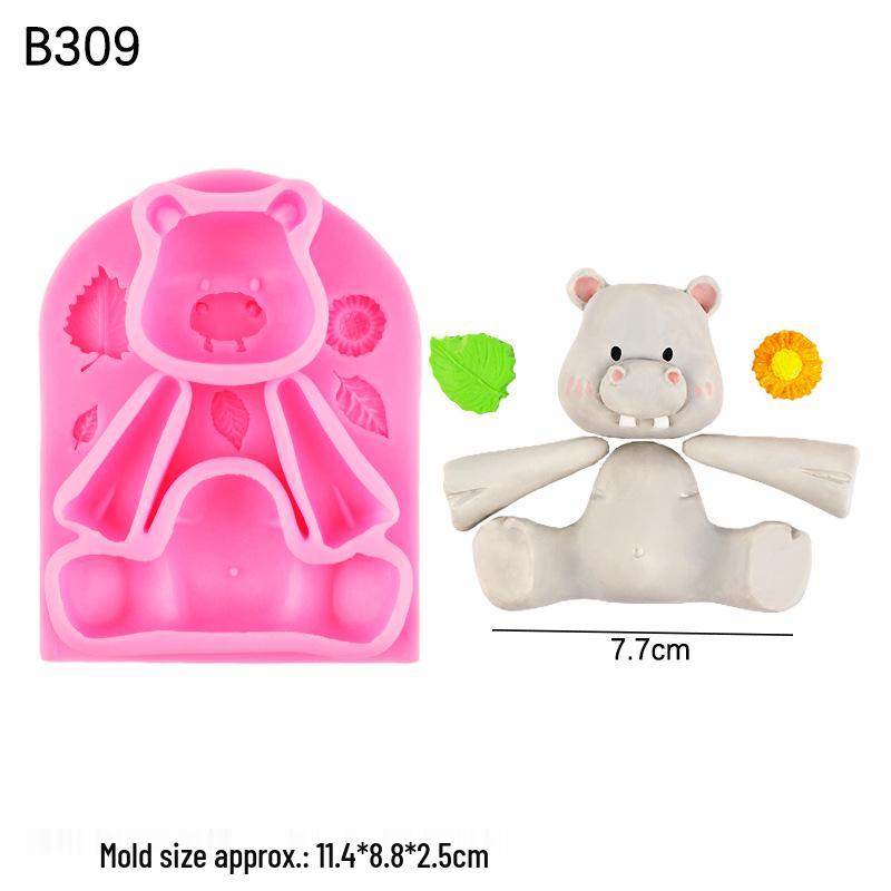 Silicone Mold for Cartoon Animal Shapes: Elephant, Lion, Monkey, Zebra, Giraffe - Perfect for Chocolate or Cake Decorations.
Silicone Mold for Cartoon Animal Shapes: Elephant, Lion, Monkey, Zebra, Giraffe - Perfect for Chocolate or Cake Decorations.