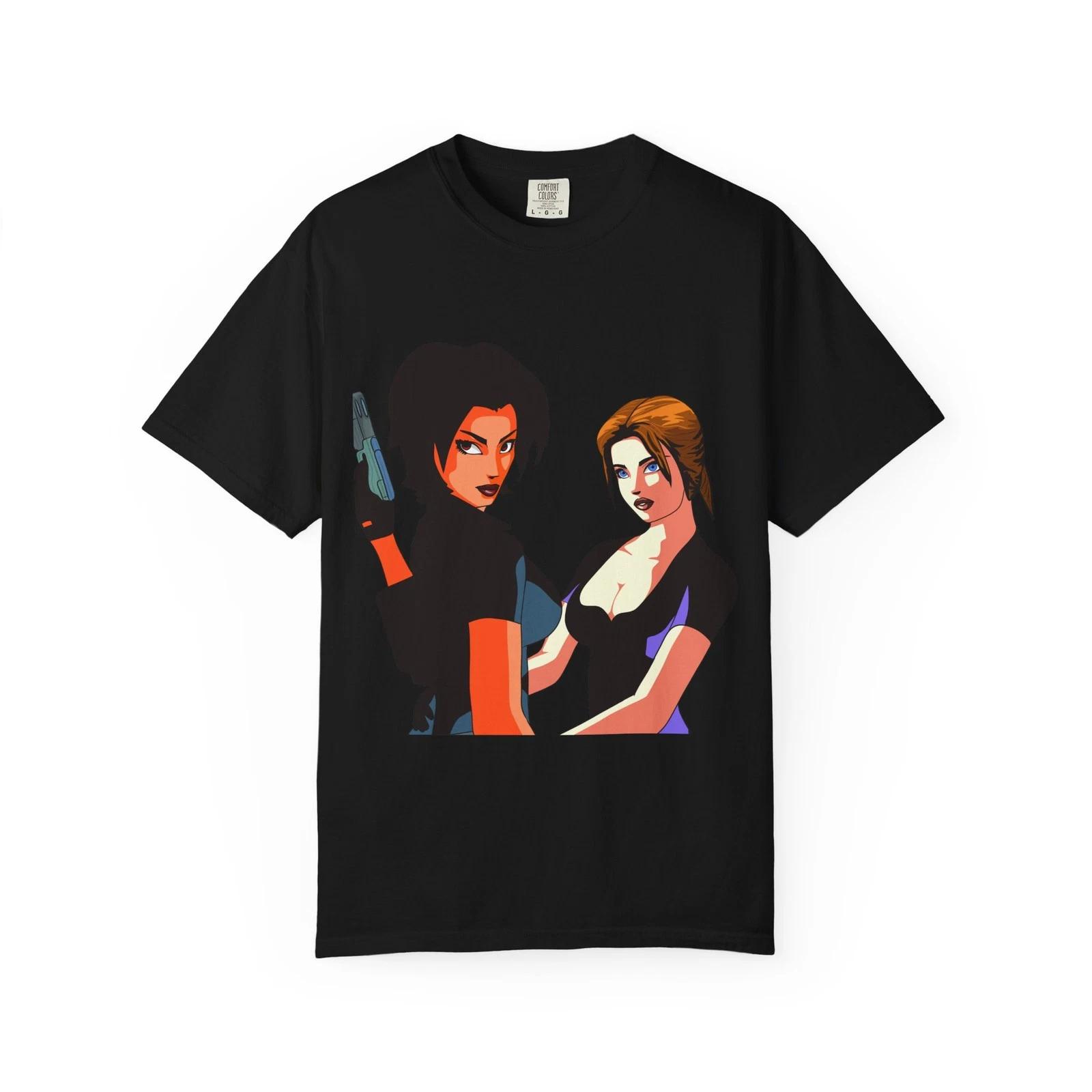 Fear Effect 2 Retro Helix Hana and Rain 100% Cotton T-shirt Mens Tees Top, Unisex Tee, Vintage Video Game 4XL
Fear Effect 2 Retro Helix Hana and Rain 100% Cotton T-shirt Mens Tees Top, Unisex Tee, Vintage Video Game 4XL