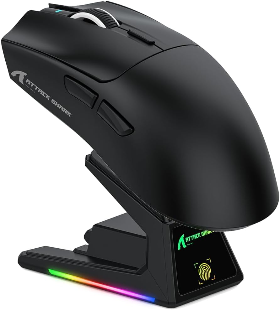MAMBASNAKExATTACK SHARK X1 Gaming Lightweight 3 Omron Optical 100 Million Times Charging Cloud AI Professional Teflon Customizable Mouse, 49g, чорний
MAMBASNAKExATTACK SHARK X1 Gaming Lightweight 3 Omron Optical 100 Million Times Charging Cloud AI Professional Teflon Customizable Mouse, 49g, чорний