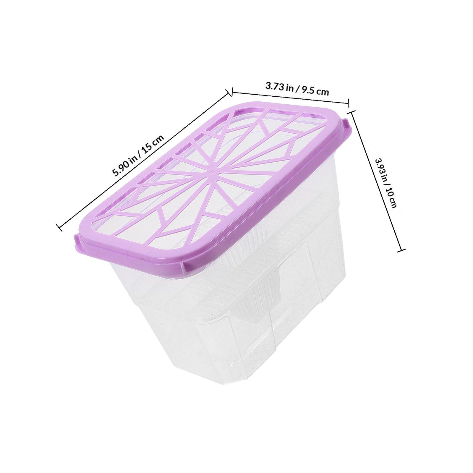 4Pcs Empty Moisture Absorber Box Compact Portable Large Capacity Reusable Plastic Holder for Wardrobe Cabinet Cupboard Bookcase Фіолетовий
4Pcs Empty Moisture Absorber Box Compact Portable Large Capacity Reusable Plastic Holder for Wardrobe Cabinet Cupboard Bookcase Фіолетовий