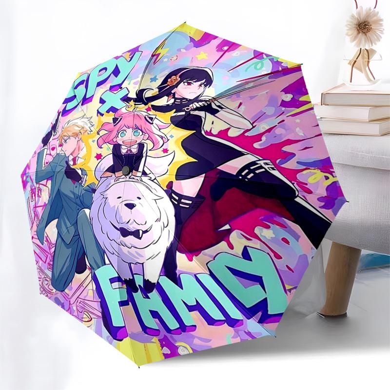 1pc Spy x Family Inspired Automatic Opening Umbrella - Portable Tri-Fold Design with 8-Rib Iron Frame - Outdoor Gift for Fans, Travelers, Everyday Use
1pc Spy x Family Inspired Automatic Opening Umbrella - Portable Tri-Fold Design with 8-Rib Iron Frame - Outdoor Gift for Fans, Travelers, Everyday Use