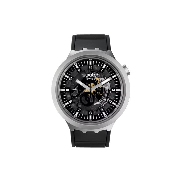 Swatch Big Bold Irony Quartz Watch 30m Water Resistant 47mm Skeleton Dial Stainless Steel Case Rubber Strap Men watches SB07S105 Skeleton
Swatch Big Bold Irony Quartz Watch 30m Water Resistant 47mm Skeleton Dial Stainless Steel Case Rubber Strap Men watches SB07S105 Skeleton