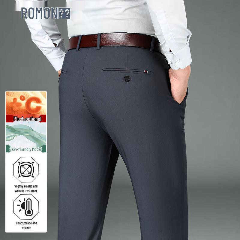ROMON Men s Autumn/Winter Business Casual Pants 32
ROMON Men s Autumn/Winter Business Casual Pants 32