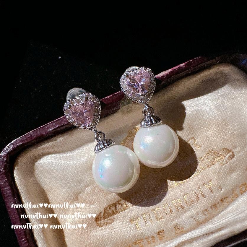 Princess on the Run Bow Jewel Pearl Earrings, Mermaid Tears, 18K Gold Plated, Lady Pink Love Zircon Earrings
Princess on the Run Bow Jewel Pearl Earrings, Mermaid Tears, 18K Gold Plated, Lady Pink Love Zircon Earrings