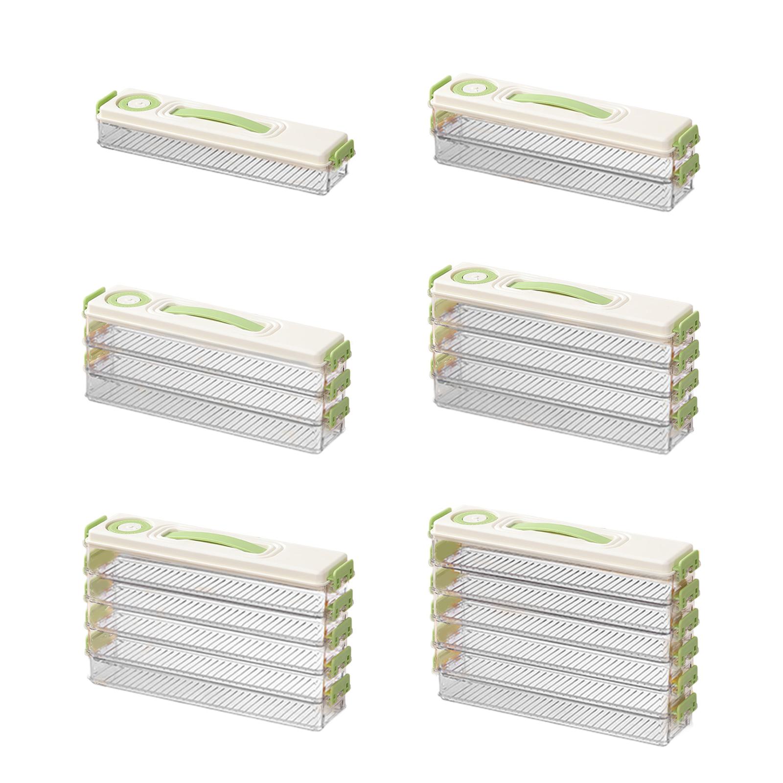 Dumpling Storage Box Multi Layer Food Storage Good Sealing Dumpling Wonton 1 layer
Dumpling Storage Box Multi Layer Food Storage Good Sealing Dumpling Wonton 1 layer