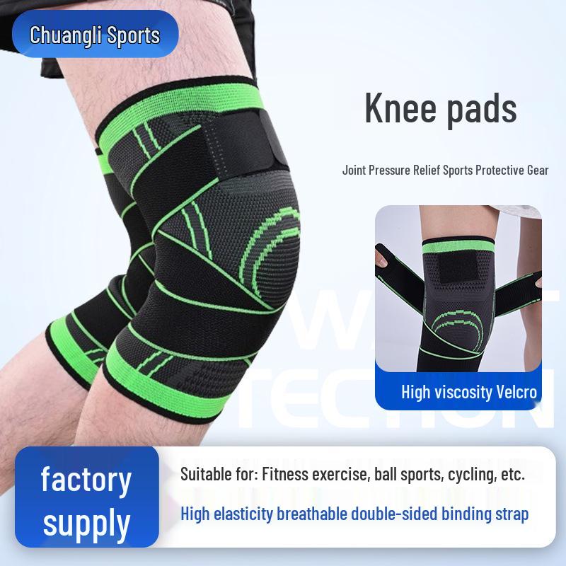 Breathable Compression Knee Pads with Nylon Straps for Men & Women - Ideal for Basketball, Running, Cycling, and Sports Support. Green Compression Strap (Single)
Breathable Compression Knee Pads with Nylon Straps for Men & Women - Ideal for Basketball, Running, Cycling, and Sports Support. Green Compression Strap (Single)