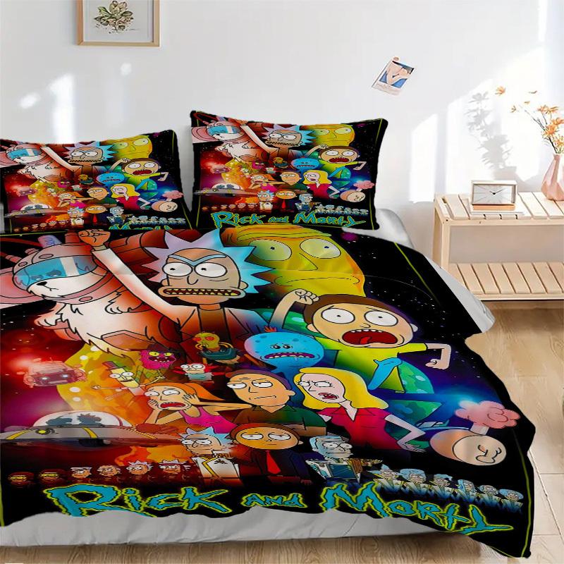 Rick and Morty: Cosmic Adventure Bedding Set Comforter Cover Gift for Bedroom,Includes 1 Cover and 2 Pillowcases, No InsertB423 135x200cm
Rick and Morty: Cosmic Adventure Bedding Set Comforter Cover Gift for Bedroom,Includes 1 Cover and 2 Pillowcases, No InsertB423 135x200cm