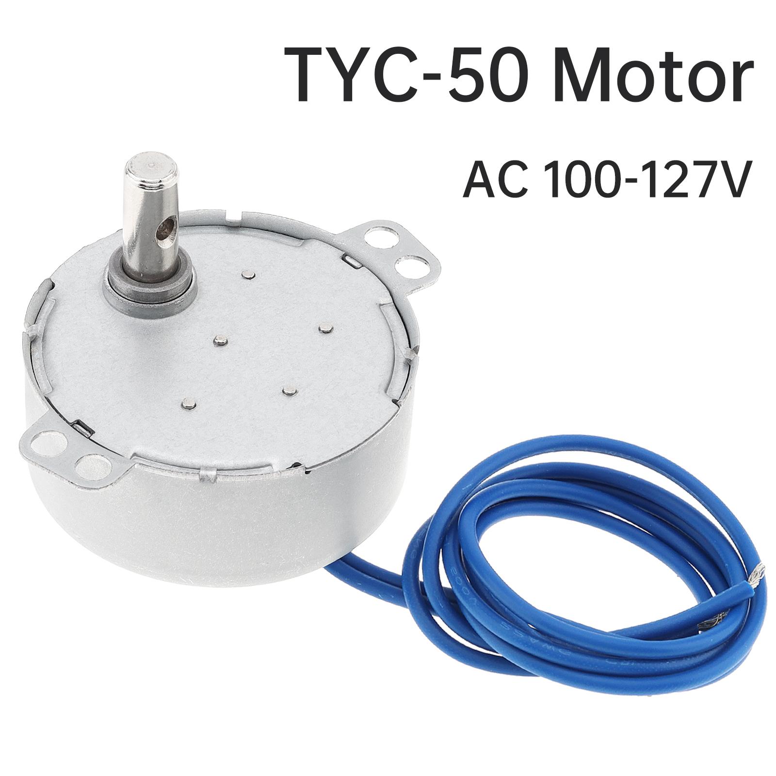 Синхронний двигун TYC50 / 50TYZ / TYJ50 змінного струму 100-127 В 4 Вт з постійними магнітами, що обертаються за/проти годинникової стрілки, для стійки для дисплеїв / стенду для тряски / підтримки PTZ 15~18RPM
Синхронний двигун TYC50 / 50TYZ / TYJ50 змінного струму 100-127 В 4 Вт з постійними магнітами, що обертаються за/проти годинникової стрілки, для стійки для дисплеїв / стенду для тряски / підтримки PTZ 15~18RPM