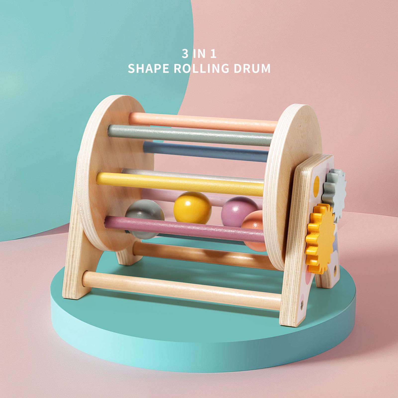 Montessori Wooden Rolling Drum: Color & Shape Sorting for Ages 1-3, Early Education & Life Skills
Montessori Wooden Rolling Drum: Color & Shape Sorting for Ages 1-3, Early Education & Life Skills