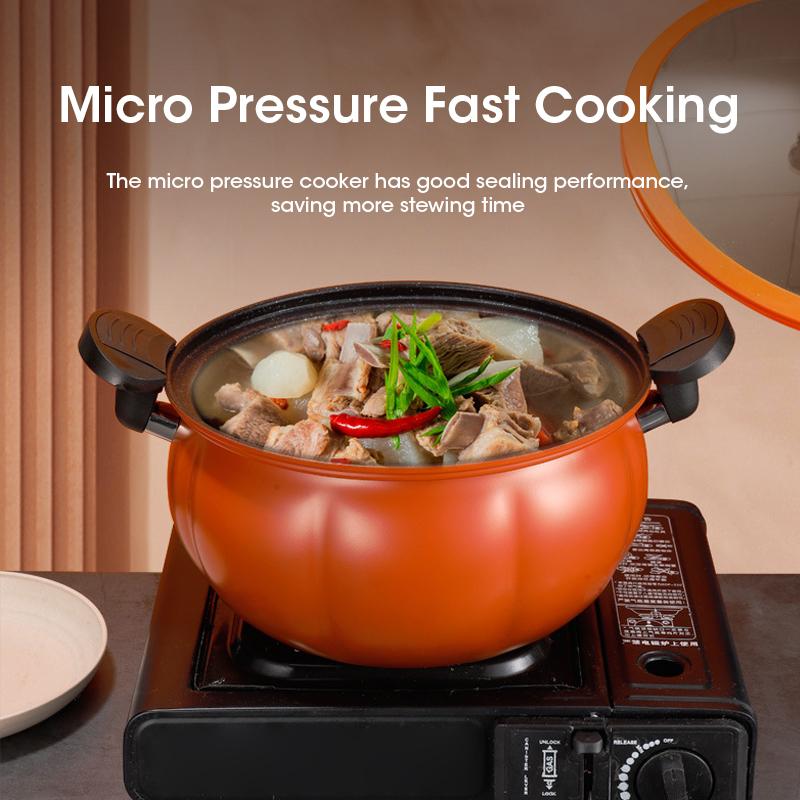 8L 5L Orange Pumpkin Micro Pressure Pot New Home Type Soup Pot Multifunctional Non Stick Pot Gas Stove Universal Soup Pot
8L 5L Orange Pumpkin Micro Pressure Pot New Home Type Soup Pot Multifunctional Non Stick Pot Gas Stove Universal Soup Pot