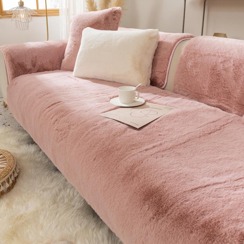 Sofa Cushion Winter Anti-Rabbit Fur Plush Fur Sofa Seat Cushion Cover Cloth Towel Cover Non-Slip Thickened Version 70*70cm
Sofa Cushion Winter Anti-Rabbit Fur Plush Fur Sofa Seat Cushion Cover Cloth Towel Cover Non-Slip Thickened Version 70*70cm