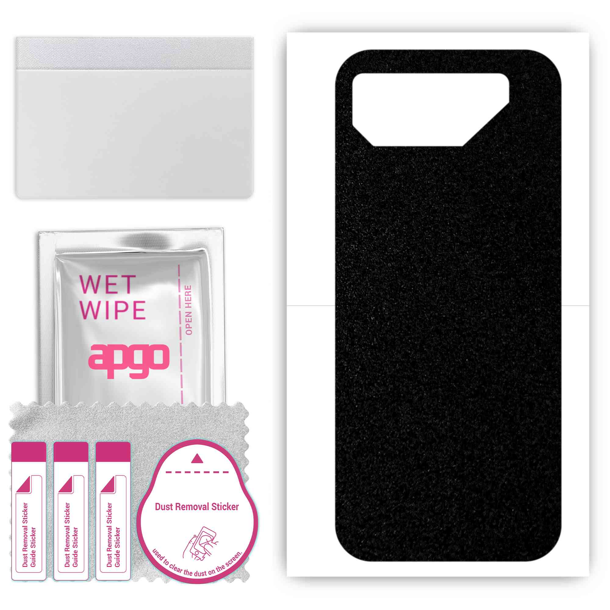 Apgo Protective Skin Sticker for the back compatible with Asus ROG Phone 7, Wrap Film, Foil, Vinyl - Pattern Matte Black
Apgo Protective Skin Sticker for the back compatible with Asus ROG Phone 7, Wrap Film, Foil, Vinyl - Pattern Matte Black